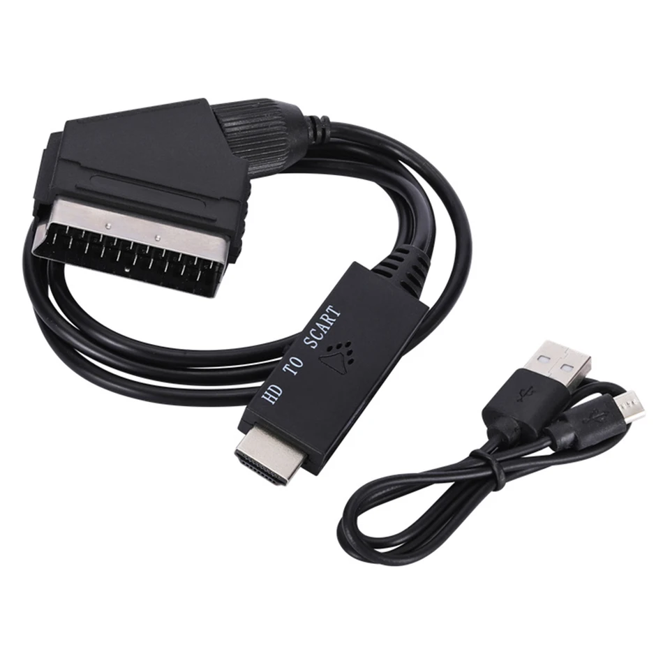 Audio video adaptér s napájacím káblom USB HDMI kompatibilný s adaptérom zvukového kábla s nízkou spotrebou energie