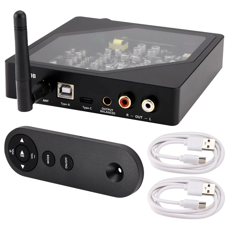 Audiofilový audio dekodér W610B Bluetooth USB Decoder DAC dual PCM1794 HIFI Audio Headset Computer Mobile Phone Decoding