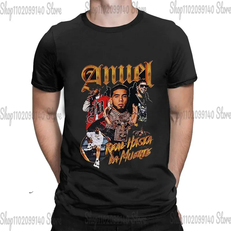 Aunel Graphic T košele Men Ženy Aunel Aa Real Hasta la Muerte s krátkym rukávom Módne tričko