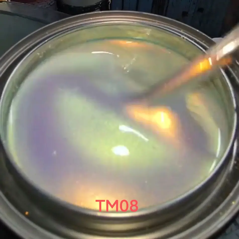 Aurora Rainbow White Super Chameleon Pigment Pult Hypershift/Colorshift Car Paint Perl Pigment TM08