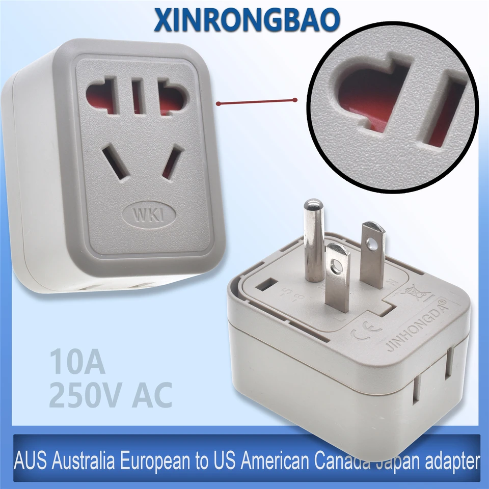 AUS Austrália Európsky americký americký Kanada Japonsko Thajsko Brazília Philippines Plug Adapter 1 až 2 Plug