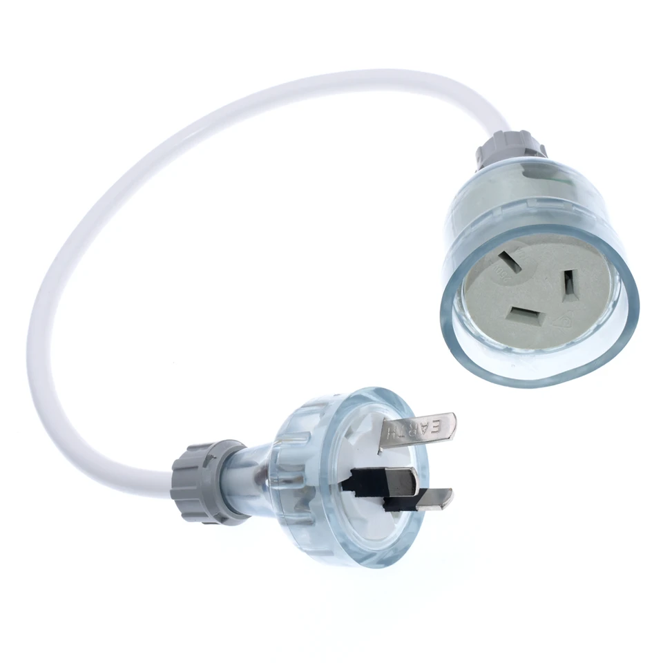 Austrália 3pin predlžovací kábel, AU AS3112 Žena na mužský kábel napájacieho vedenia, Austrália Power Wire, IP44,1,0 mm.