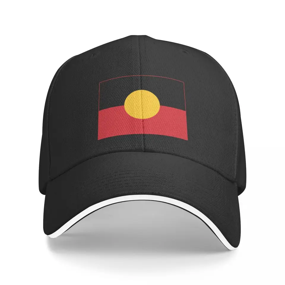 Austrálska domorodá vlajka #9 Baseball Cap Luxury Hat Streetwear Golf Wear Men Dámsky