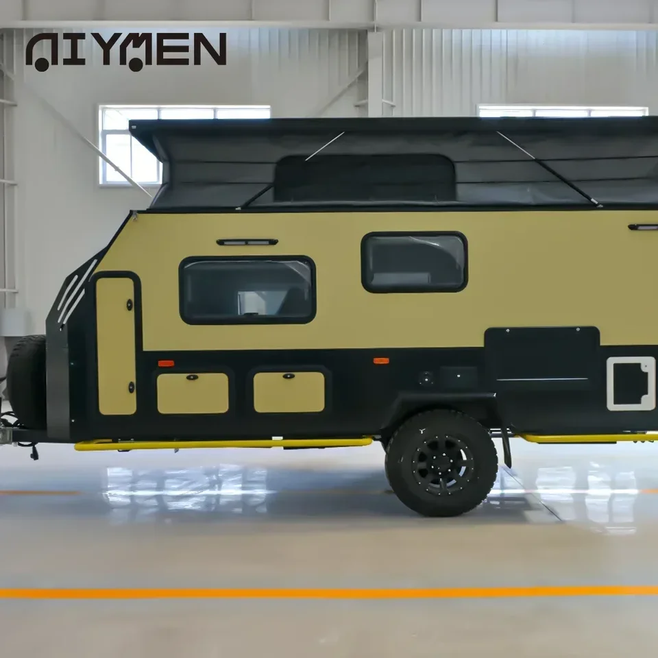 Austrálsky karavanový hybridný pop top karavan štandard lacný RV Off Trailer Road Travel Trailer Trailer na predaj