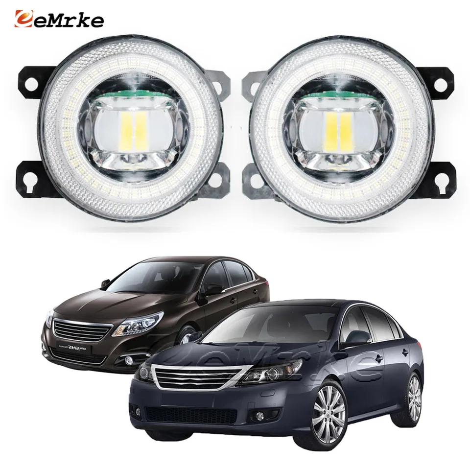 Auta Angel Eyes Drl Aperture Fog Light Zostava LED PTF Denné svetlá Renault Latitude L70 Samsung SM5 L43 2010-2015