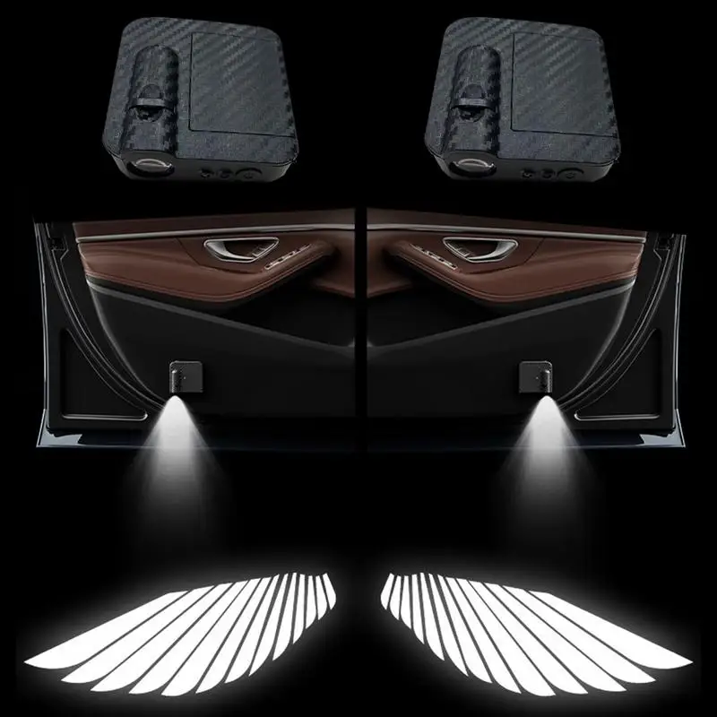 Auta LED LED LED LED uvítacie projektor LAMP LED anjelské krídla LOGO DOORO DOROK DEVOJNÉHO ZAHORNÉ AUTOBNÉ STYLING STYLING Príslušenstvo