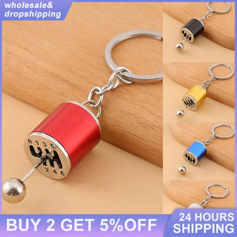 Auta prevodový box Keychain výrazná univerzálna zliatina zinku Rôzne štýly kľúče kľúča Keyring Gomb Mini metal