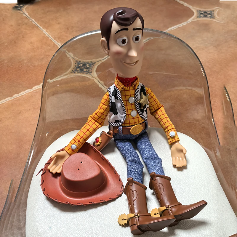 Autentický 40 cm anime Disney Toy Story 4 Figures Talking Woody Buzz Jessie Rex Action figuríny dekora