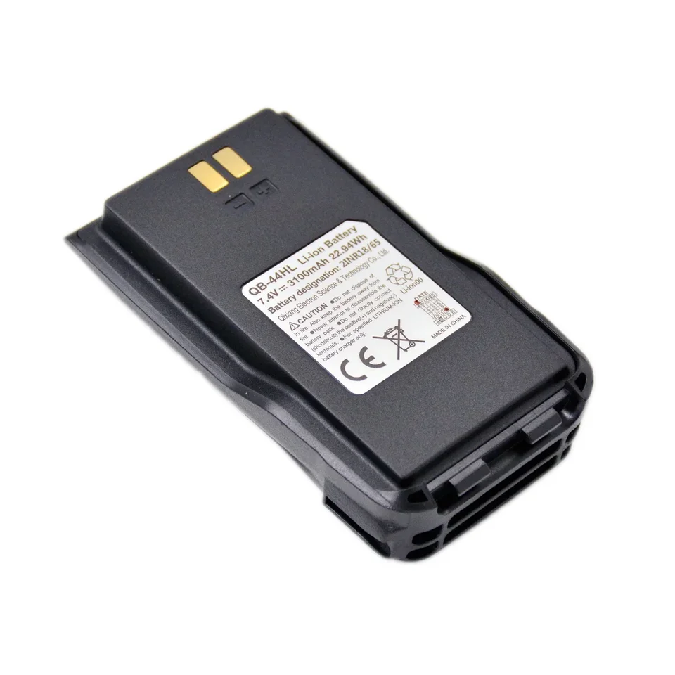 Autentický anytone QB44HL Li-ion batéria DC7.4V 3100MAH 22.94WH voliteľný port USB C pre AT868 AT878UV II Plus Plus príslušenstvo