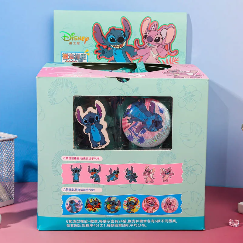 Autentický Disney steh kovový odznak gumový slepý box kreslenie zábava gumy bar slepý box pre deti