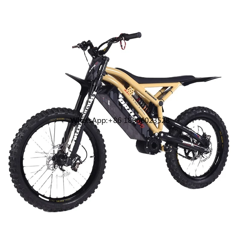 Autentický nový vysokovýkonný elektrický špina cyklus Czem Drilll One Evoenduro (21 '' Front / 19 '' zadné koleso) Emoto na bicykli na bicykli