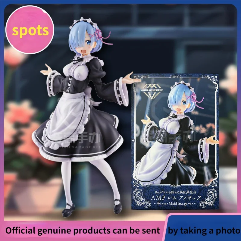 Autentický zásoba Taito zosilňovač začína od nuly v inom svete, produkty Rem Rem Winter Maid Products Moveble Figurine Models