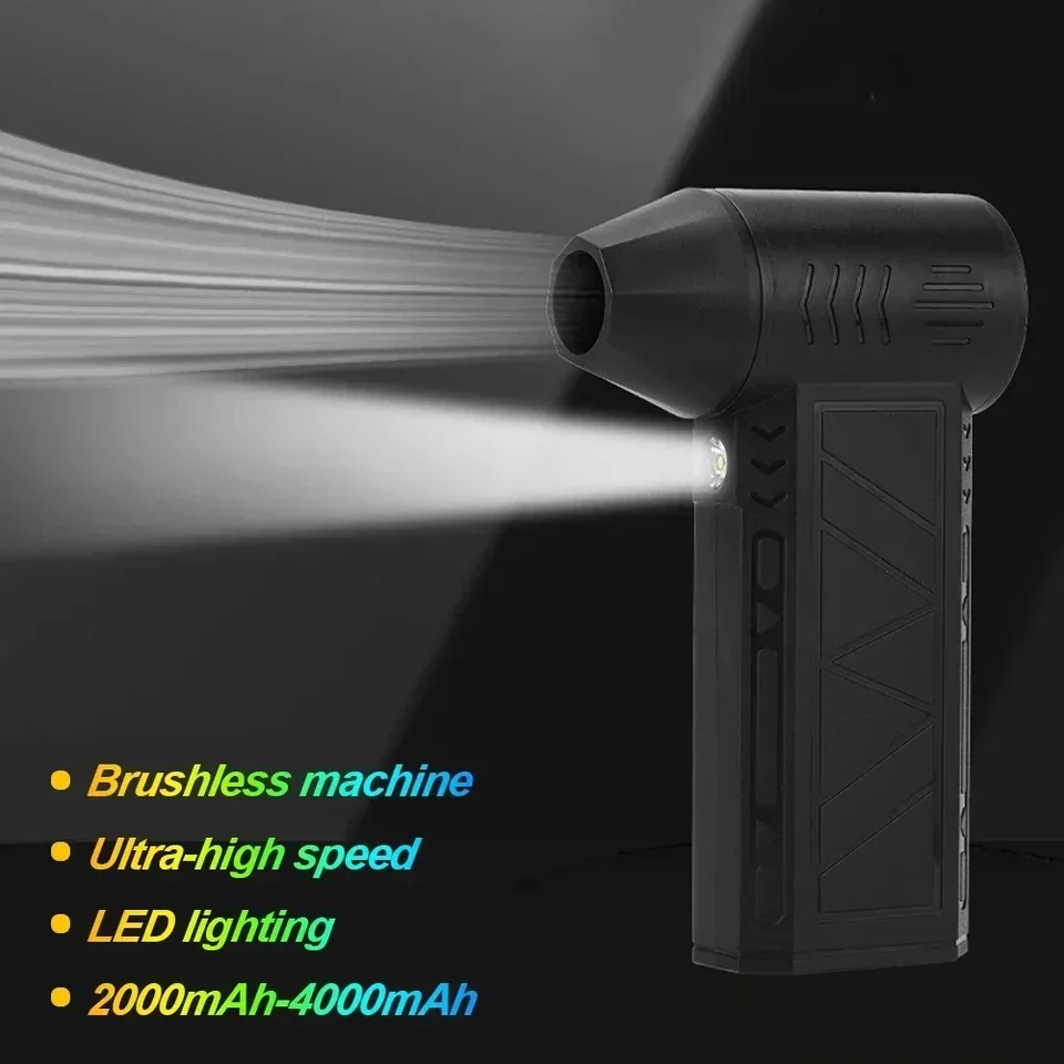 Auto 110 000 ot./min. Vzduchový dúchadlo Turbo Jet Blower Electric Elektrický displej vreckového ručného čistiaceho prostriedku na vysokorýchlostné dusterové čistenie pištole