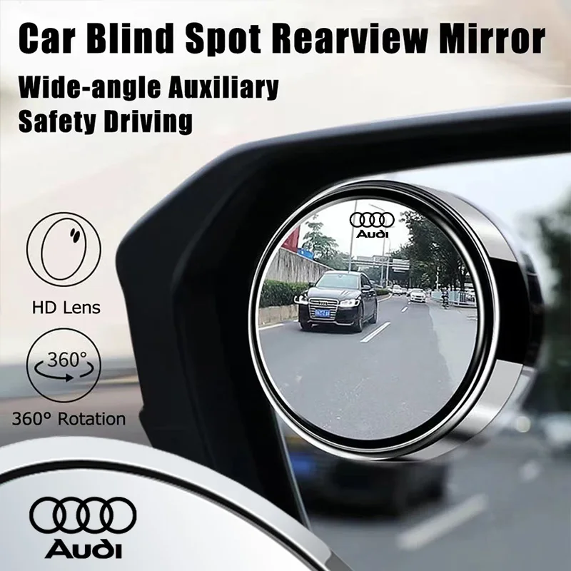 Auto 360 ° nastaviteľné širokouhlé bočné zadné zrkadlá pomocné slepé miesto parkovanie Automatické príslušenstvo pre Audi Sline Quattro RS A3 A4