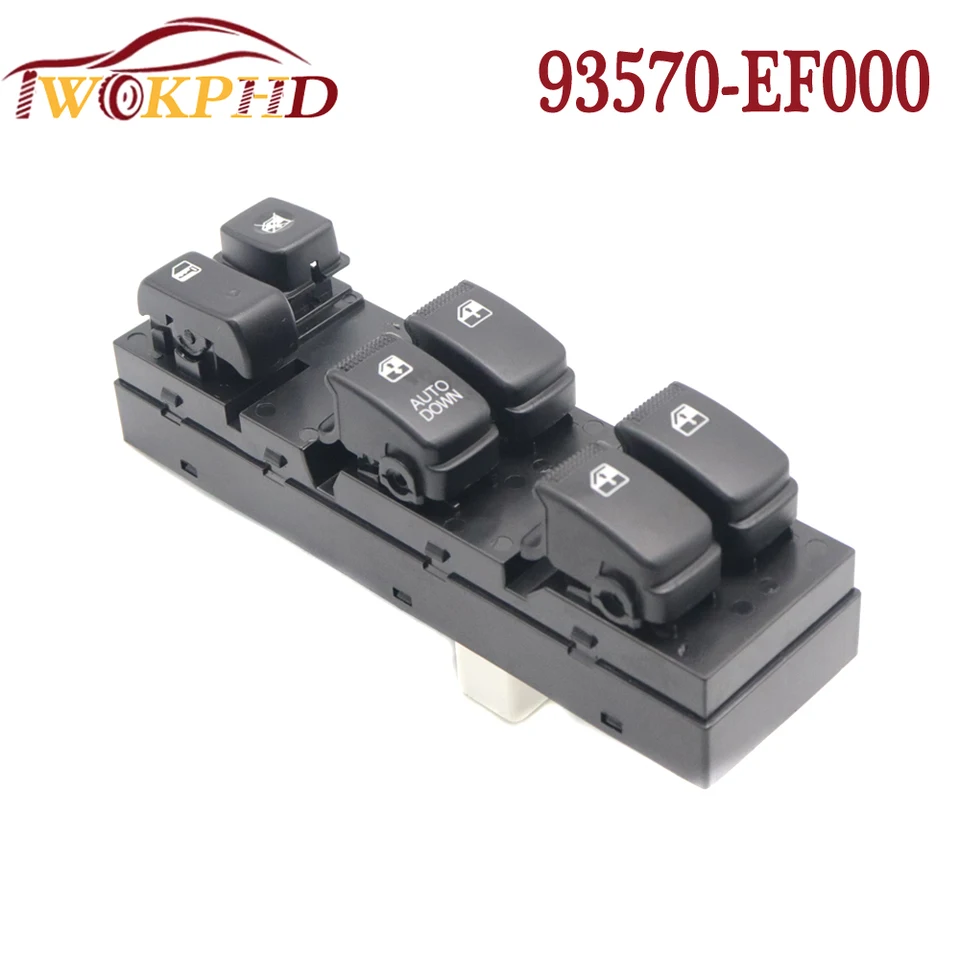 Auto 93570-ef000 Nový spínač riadenia okien Electric Power Window pre Kia Sportage 2.0L L4 2.7L V6 2005-2010 93570EF000