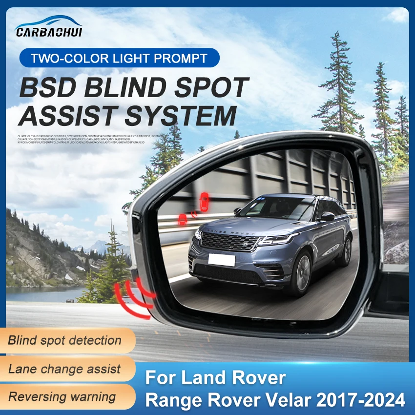 Auto BSD BSM BSA BSA SLAD SPOT SYSTÉM SYSTÉM PRÁVNEHO ZMENY RADAR PARKOVANIE PRE LAND ROVER RANGE Rover Velar 2017-2024