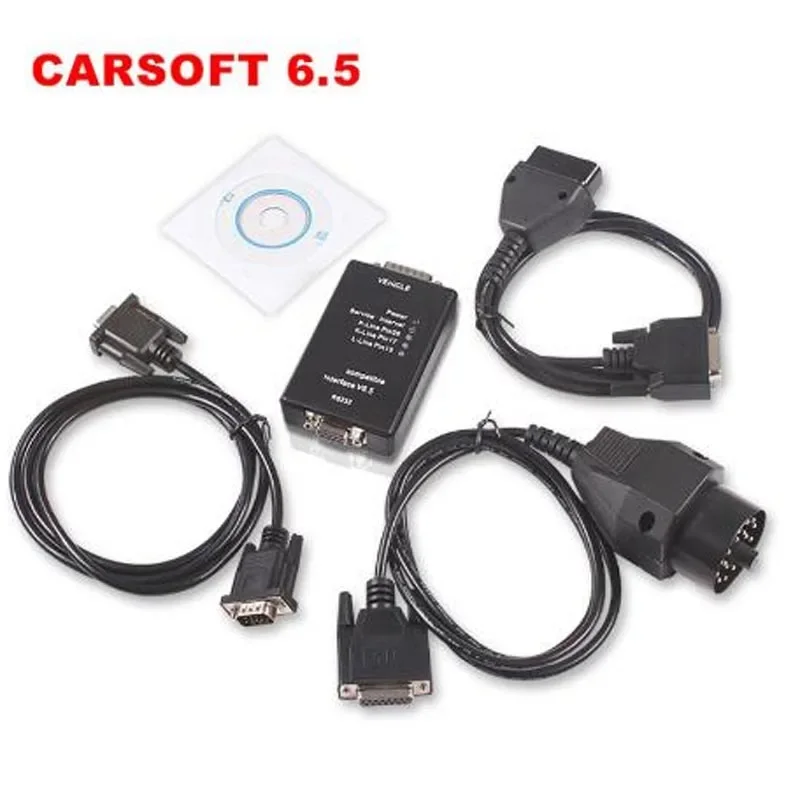 Auto Carsoft 6.5 pre programátor BMW ECU/MCU OBD2 Diagnostický nástroj pre BMW E30/E36/E46/E34/E39/E53/E32 s rozhraním PC RS232