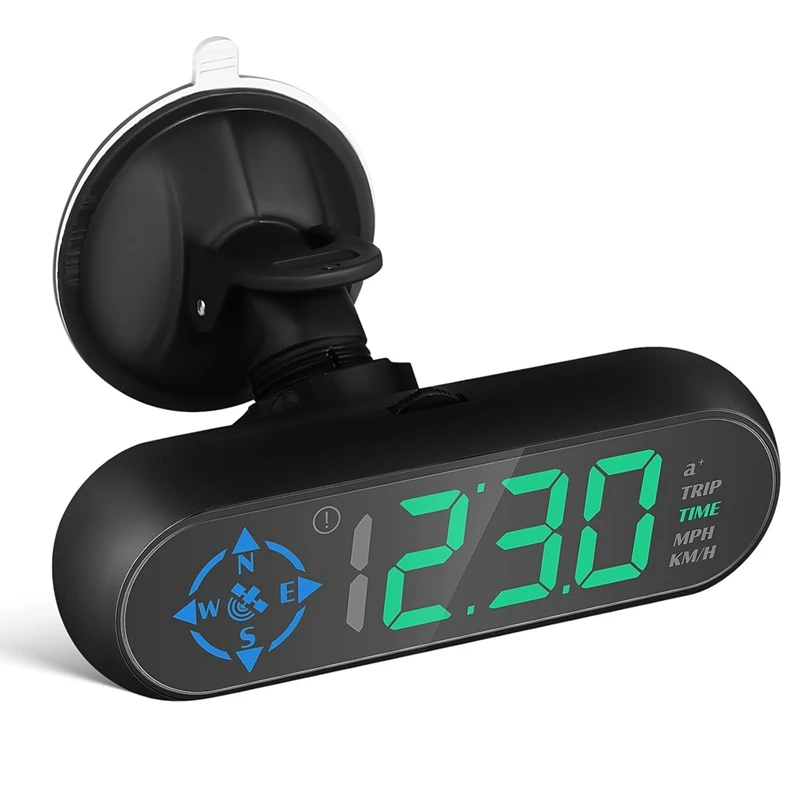Auto digitálne GPS rýchlomer hlavy vozidla nahor Displej rýchlomeru auto kilometer na kariérové ​​sklo inteligentný tafometer HUD pre vozidlo