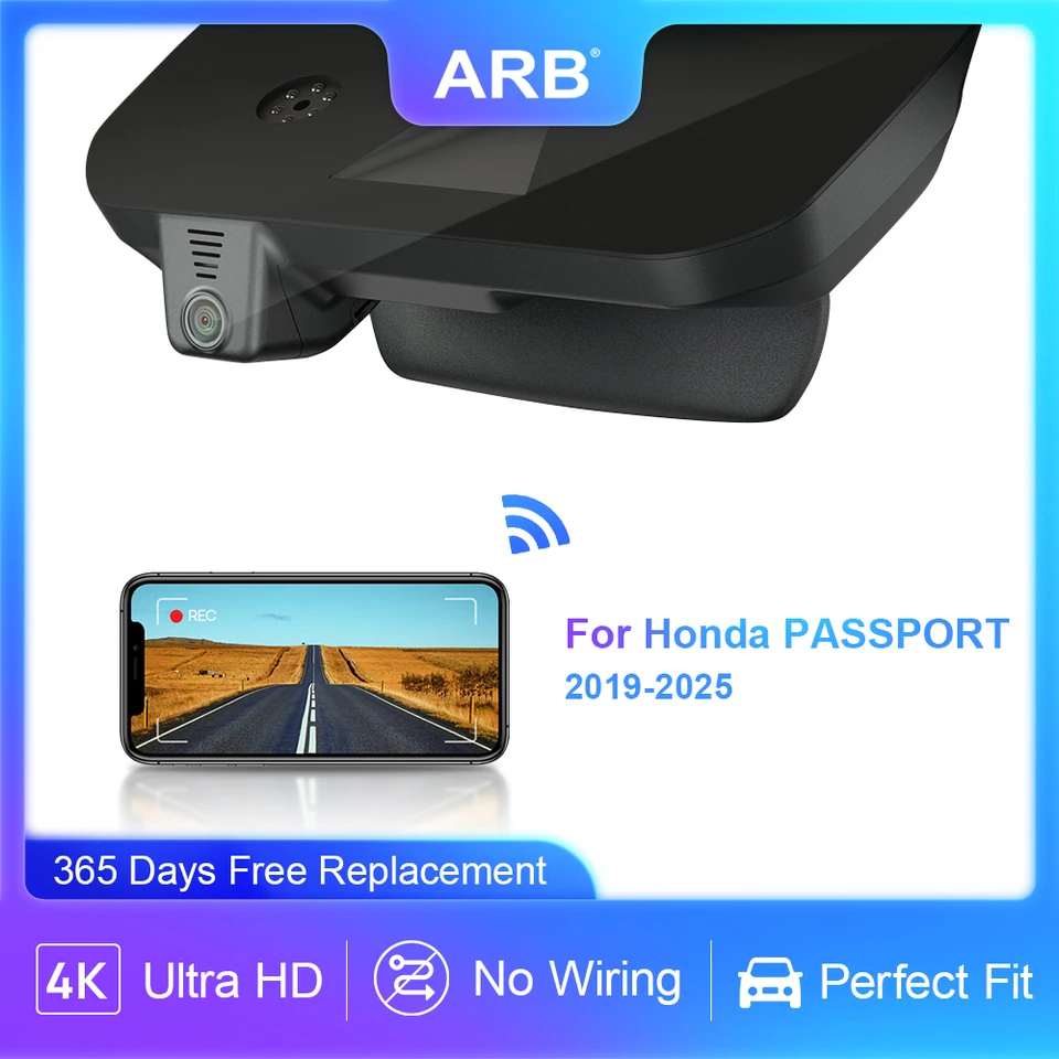Auto DVR pre Honda Passport 2019-2025, ARB integrovaná originálna továreň Look Dash Camera, WiFi App Control