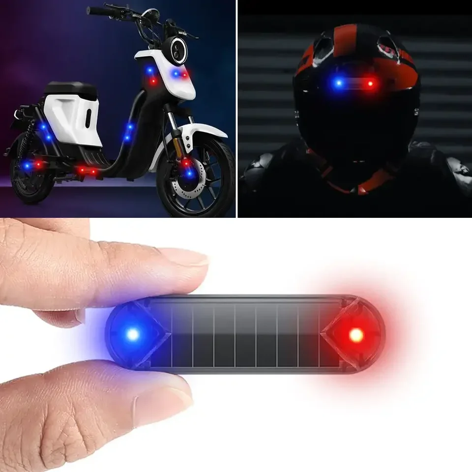 Auto False bezpečnostné svetlo signálne lampa Solárna simulácia LED figuríny Alarm bezdrôtové varovanie proti krádeži výstražnej lampy Blikajúce napodobňovanie