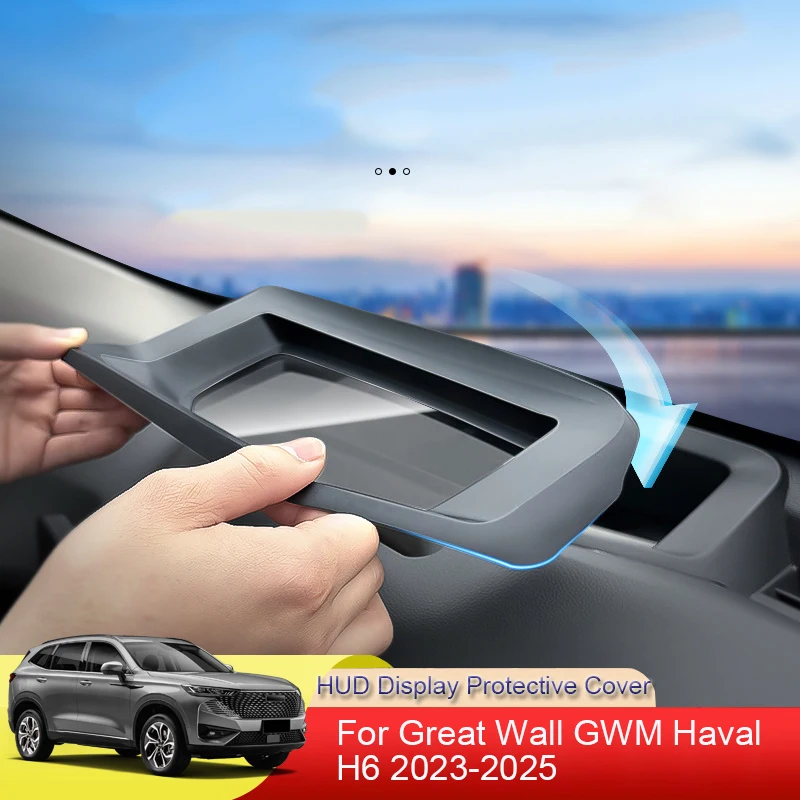 Auto HUD Displej Ochranný kryt hlava nahor Displej nahor reflexnú projekčnú obrazovku Prach odolný voči GWM HAVAL H6 2023-2025