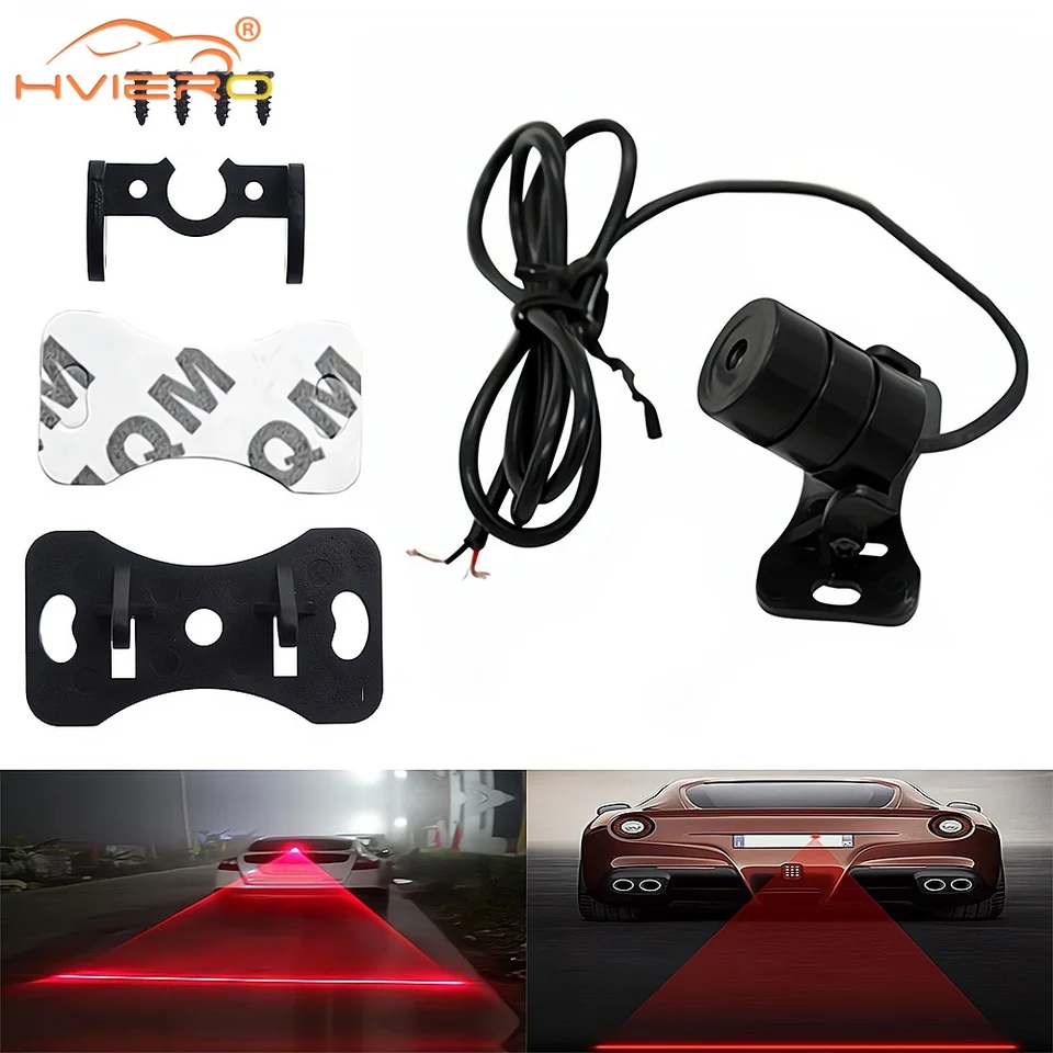 Auto LED LED proti kolízii Výstražné svetlo Brzdenie parkovacia lampa chov chvosta laser hmlová hmlová hmla trupová blesková žiarovka dekora