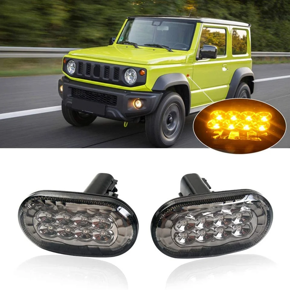 Auto LED Turn Signal Lights Lights Side Markers for Suzuki Jimny JB64 JB74 JB64W Sierra JB74W JB23W 2018-2020