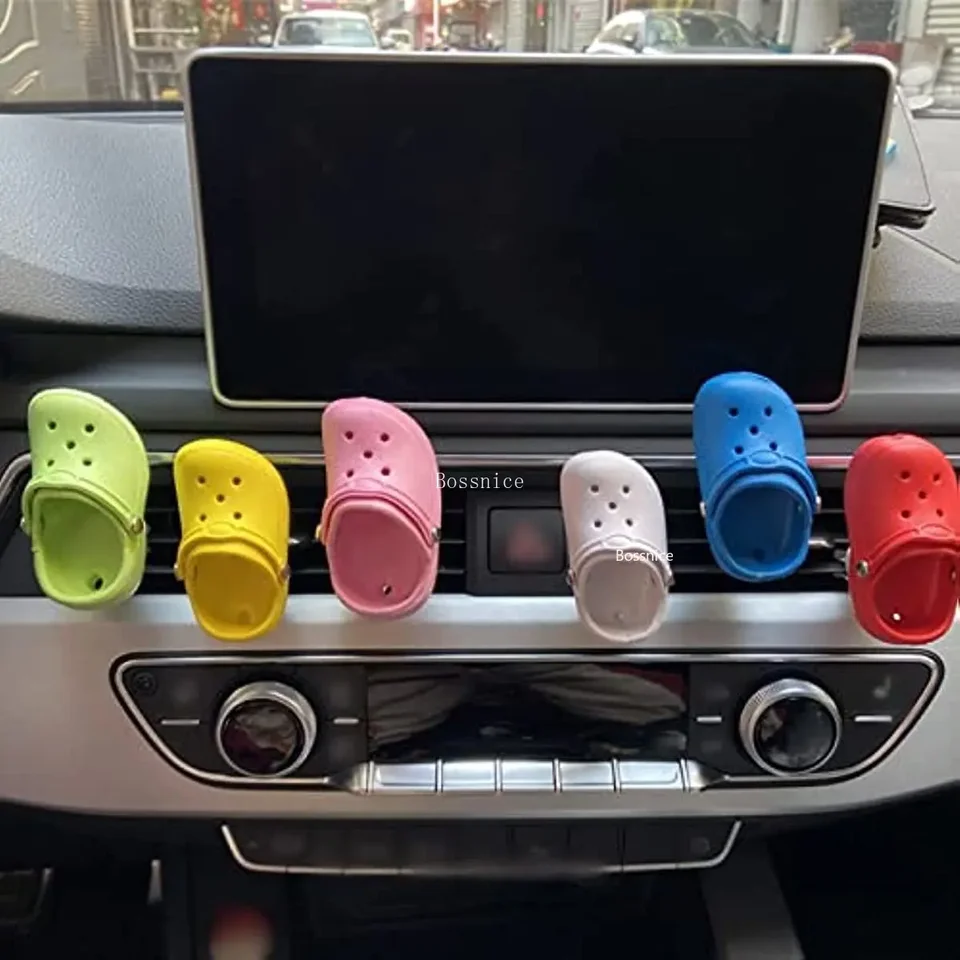 Auto mini crocs držiak na kadidlo kamenné klimatizácia výstup dekorácie interiérové ​​príslušenstvo vozidlo vzduch vzduch