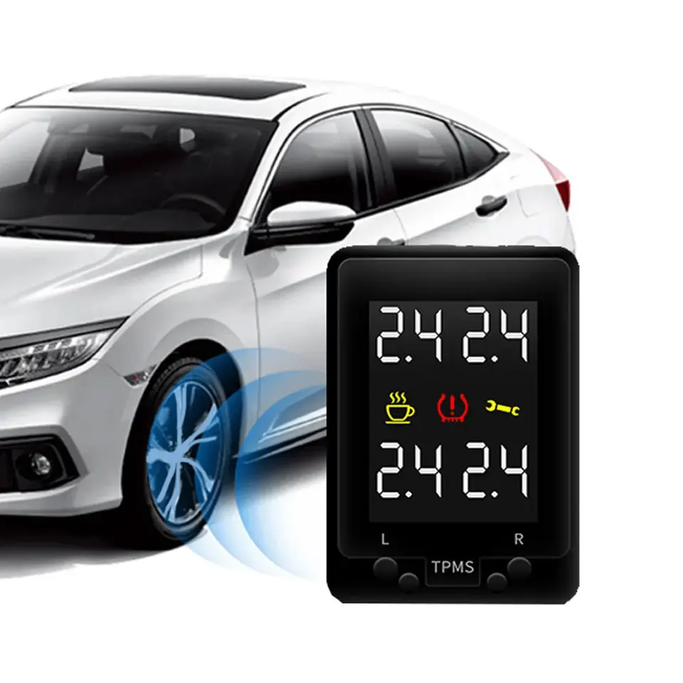 Auto OBD TPMS TRAK Monitor Systém digitálneho monitorovania teploty Alarm pre Toyota Corolla Rav4 Highlander Yaris Vios