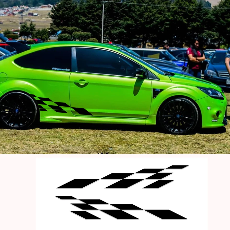 Auto obe bočné nálepky DIY pretekársky športový štýl vinyl obtisky grafika dekorácie pre Audi Hyundai Jeep Nissan Subaru Ford Mini