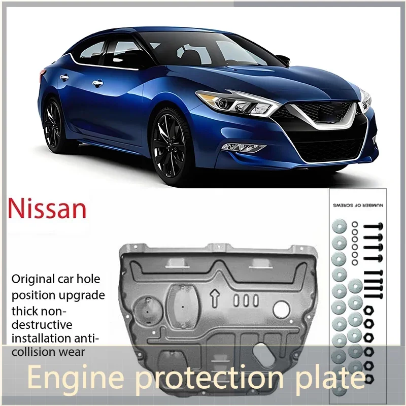 Auto pod krytom base strážny motor Splash Shield Mudguard pre Nissan Maxima 2017-2023 2018 Príslušenstvo Black GuardAbarro