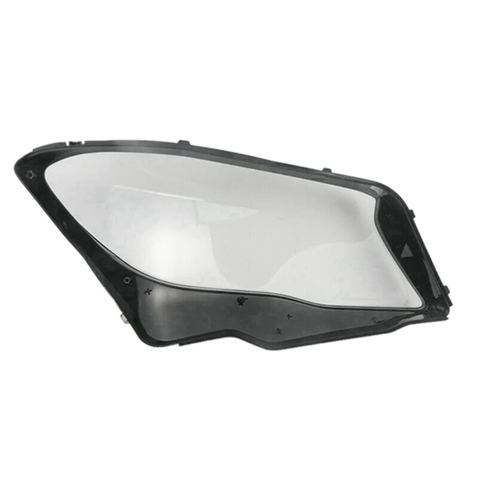 Auto pravý predný kryt svetlometov Lampshades Lens Shell Caps for Mercedes Benz GLA W156 GLA200 GLA220 GLA260 2015-2019
