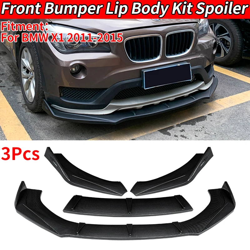 Auto pre BMW X1 E84 2011-2015 Predný nárazník Splitter Body Kit SPOILER DIFFUSER DEFLOCTOR DEFlektor