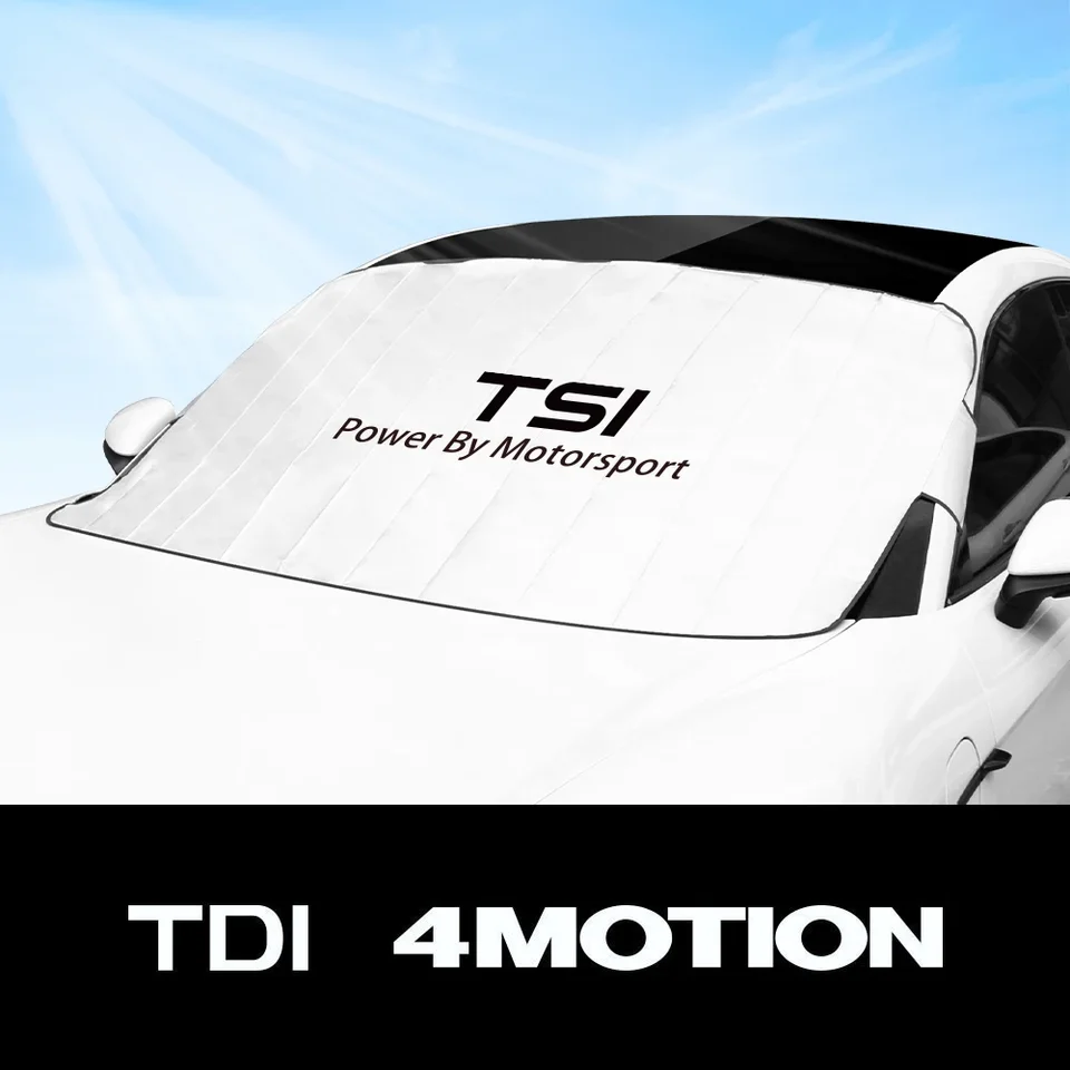 Auto predné čelné sklo Sunshade Cover Visor Automatické príslušenstvo pre VW Volkswagen TSI TDI 4Motion Jetta Tiguan Touareg Beetle Arteon
