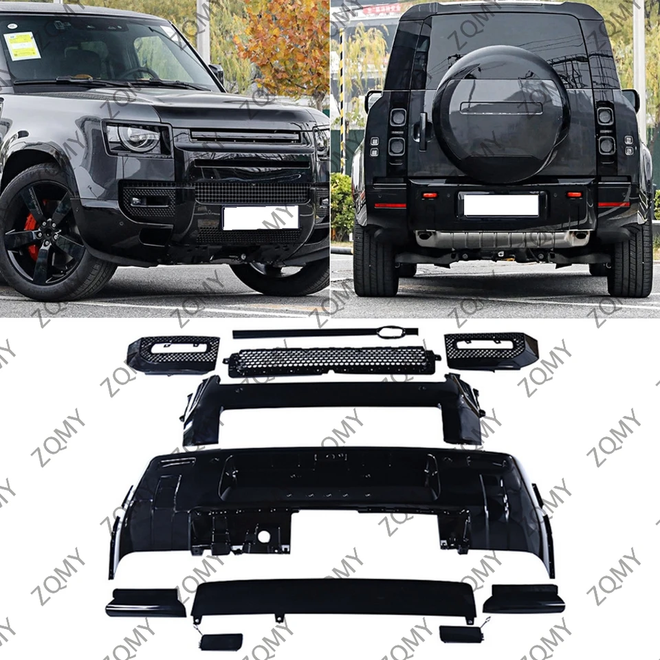 Auto predného zadného nárazníka s nárazníkmi chráničkou pre chránenie tela pre Land Rover Defender 90 110 130 2020 2021 2022 2023 2024