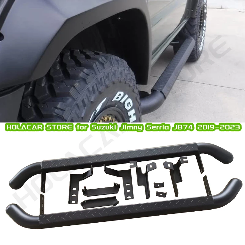 Auto Side Step Bar Foot Pedal Running Board pre Suzuki Jimny JB64 JB74 2019 2019 2020 2021 2022 2023 Jimny Exteriér Príslušenstvo