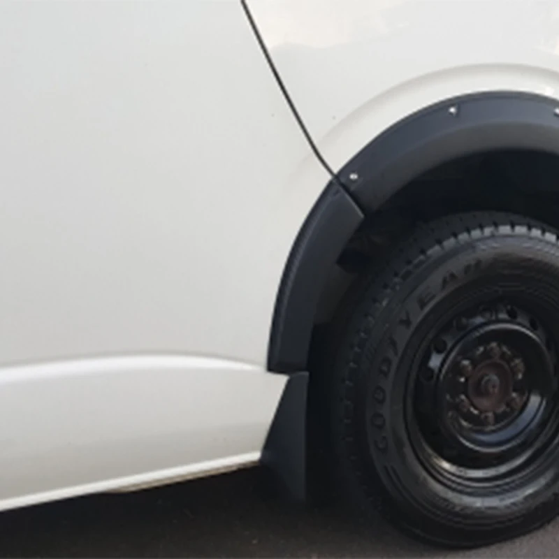 Auto Splash Fender Fender a zadné blatníky Mudguard Mudguards pre Toyota Hiace 2012-2022 2015 2016 2017 2018 2019 2020