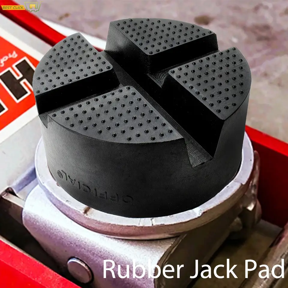 Auto Universal X-Slot Jack Jack Gum Gum Guma Rax Rail Adapter Protector pre zvarové bočné vozidlo zdvíhacie vozidlo Dizajn proti sklzu 10x10x4.7cm