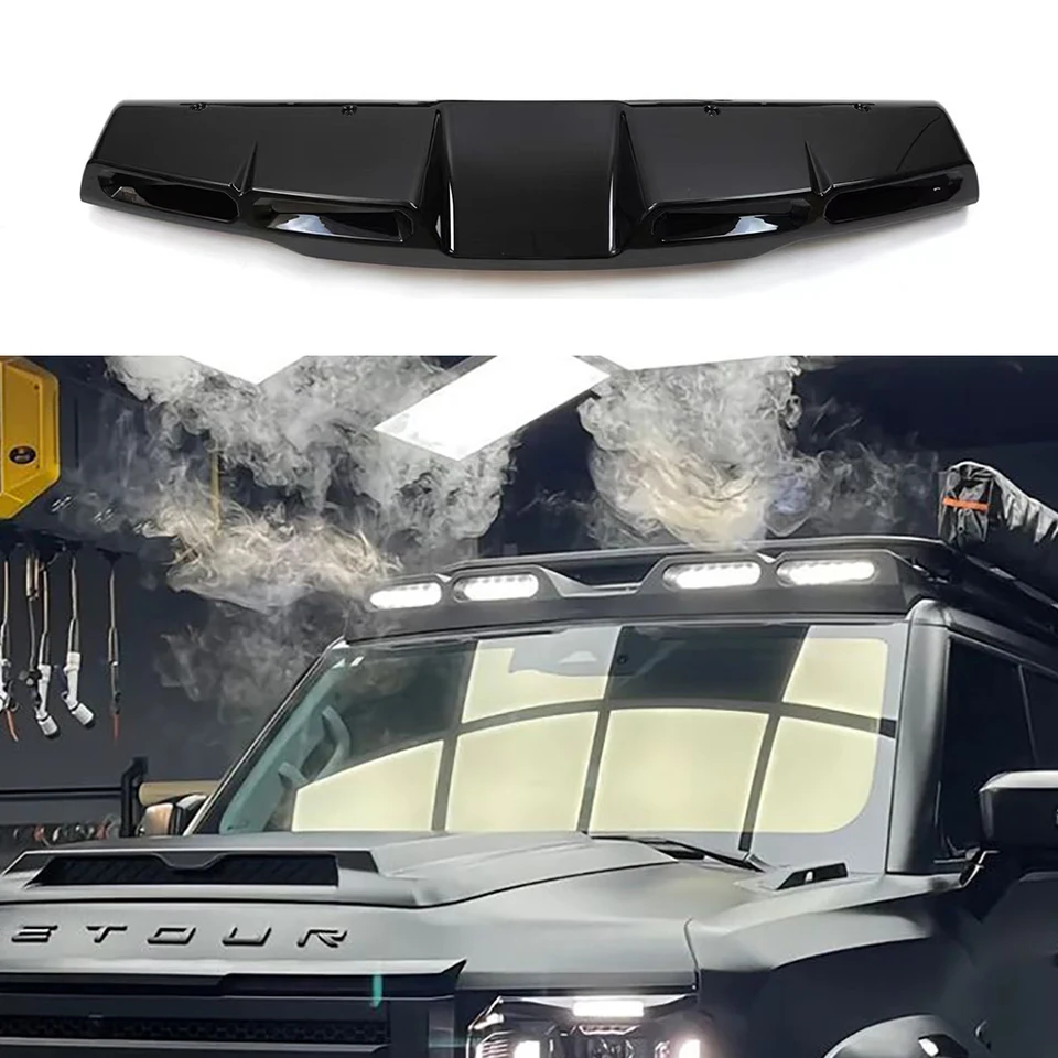 Auto upravené strecha štyri očné reflektory pre cestujúcich Chery Jetour Traveler T2 2023 2024 OBSAHOVÝ STYLE LED TRAD TRAVE POMOC
