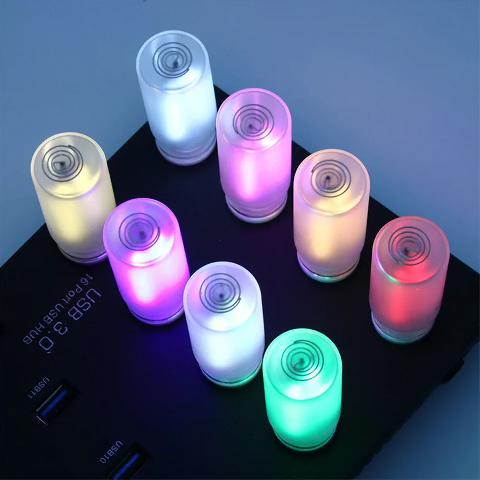 Auto USB Touch Control LED svetlo na matné sklo Atmosféra žiarovka žiarovka žiarovka LED LED vlákna LED spálňa nočná dekorácia
