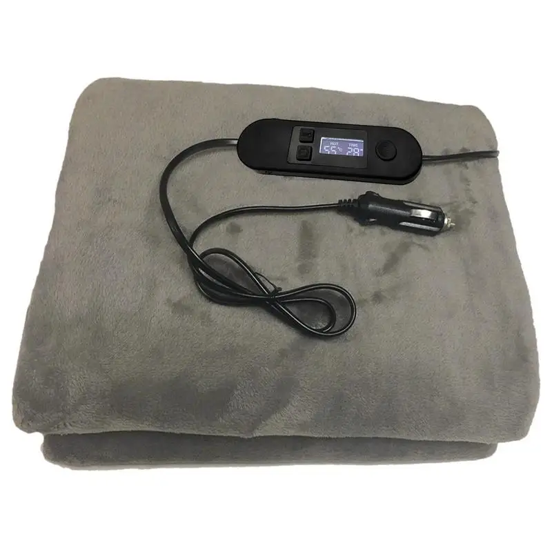 Auto vyhrievané prikrývku automatické elektrické vyhrievané cestovné prikrývky 12 V Zimné vyhrievané ohrievané prikrývku Matrac Teleso Tepelné koberce Cesta pre autá