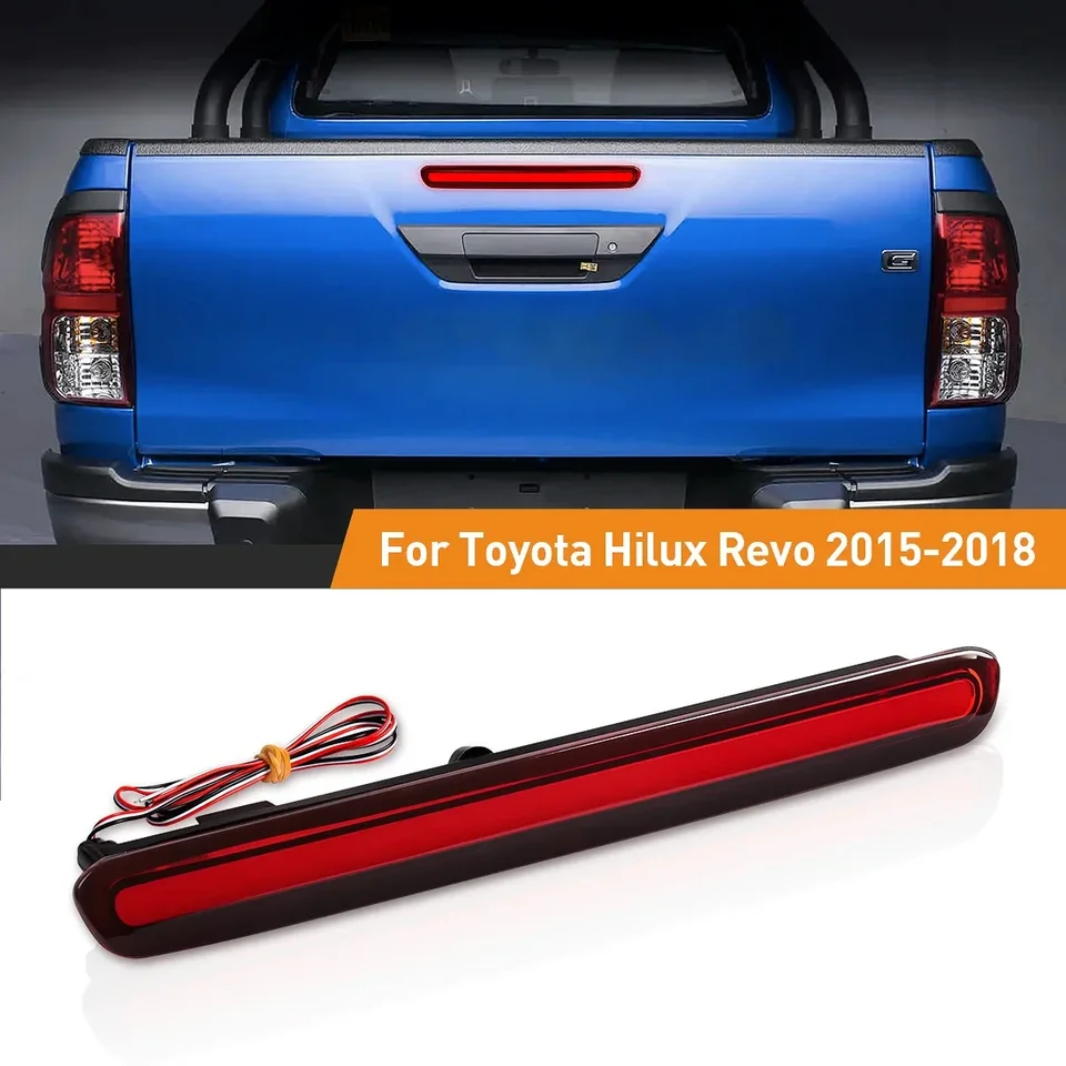 Auto zadné chvostové svetlo Dodatočné brzdové svetlo pre Toyota Hilux Revo 2015 2016 2017 2018 2019 2019 2020