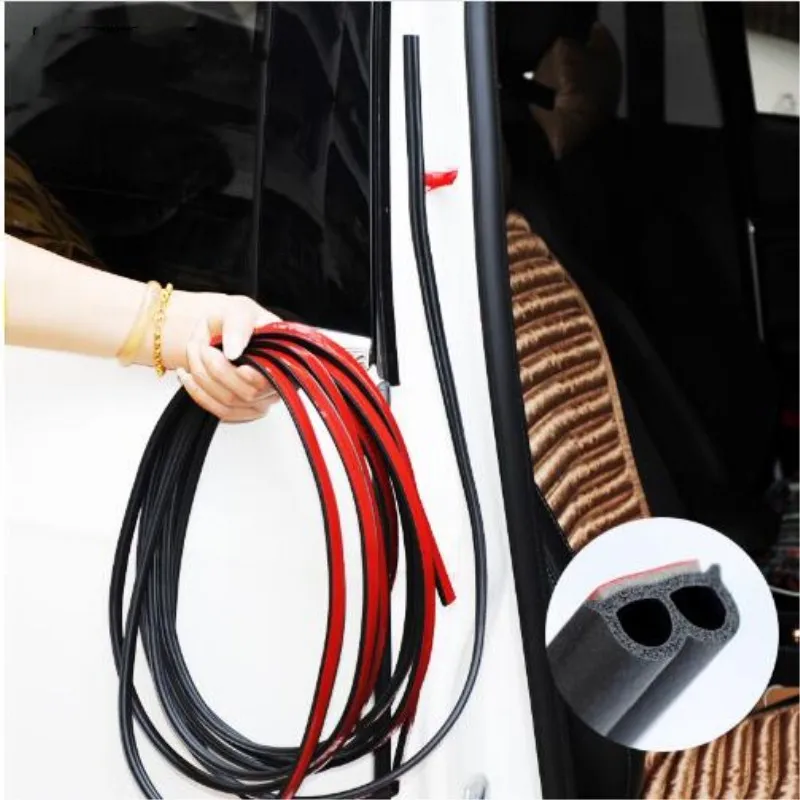 Auto zvukové tesniace prúžky Dvere Dvere Anti-Collision Strip Stripte B Typ voda odolnou proti prachu Všeobecná modifikácia redukcie hluku kapucň