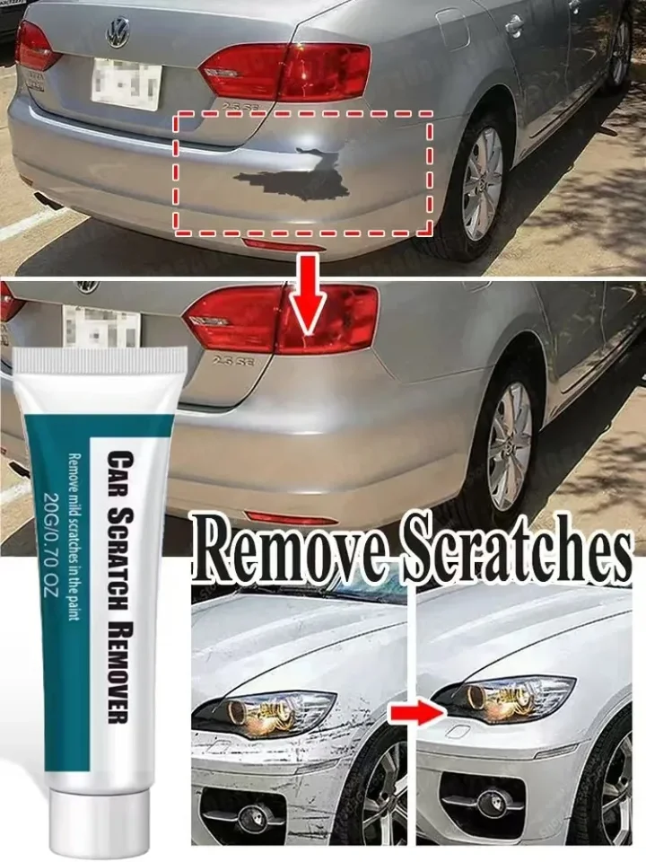 Auto škrabance odstraňovač auta leštenie pasty s špongiou na karosériu Care Care Care Farba Restoration
