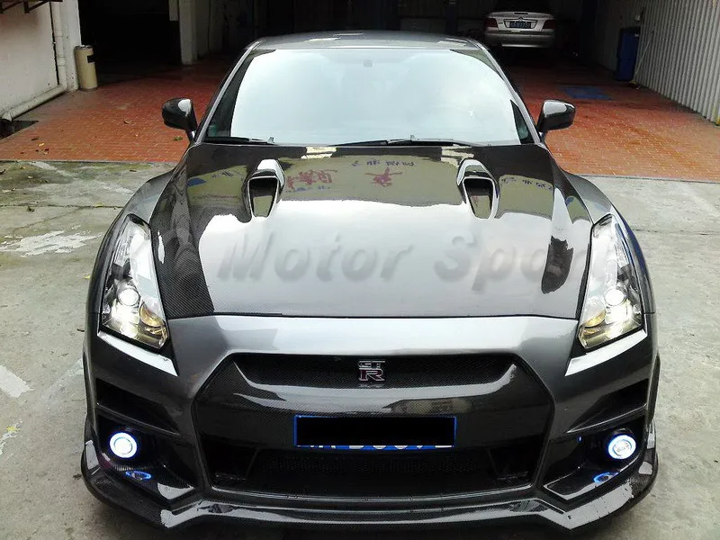 Autobové príslušenstvo uhlíkové vlákno matné povrchové úpravy yc-2 kapota kapota vhodná pre roky 2008-2014 R35 GTR GTR35 GT-R CBA DBA HOOD CAR STYLING
