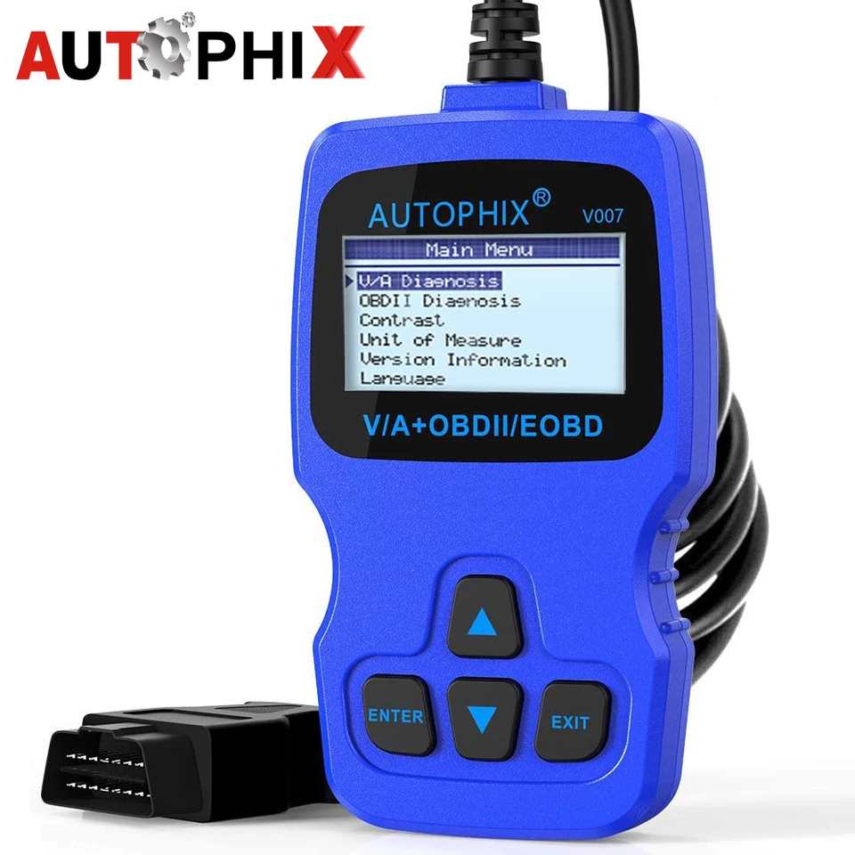 Autofix V007 Diagnostický skener automobilu pre Golf Gol Passat A4 A6 Q7 ABS SRS Oil Reset Oil Automotive Scanner pre VW Audi