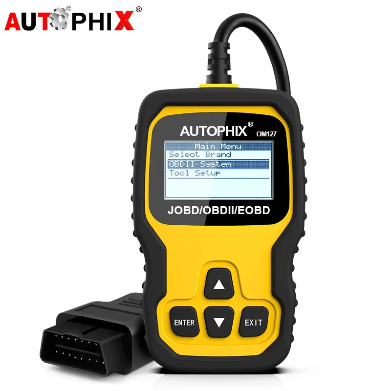 Autofič OM127 OBD2 SKENER KÓD ČÍTAČ Automobilň