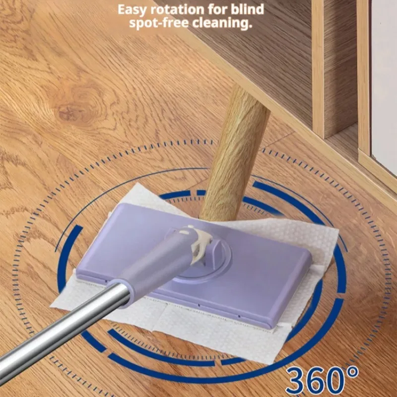 Automatická handrička meniaca sa hands-free Mini mop super mokrý mop utieracia handrička elektrostatický plochý mop