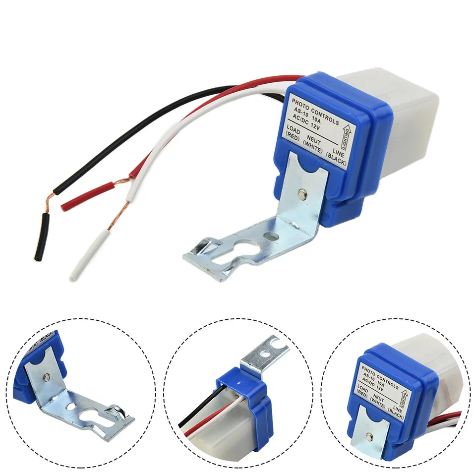 Automatická nočná nočná a denná a deň mimo pouličného prepínača Snímač svetla 12V-220V Blue Controller Switch Street Light