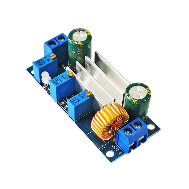 Automatická ochrana! 5A Max DC-DC XL4005 Krok nadol Buck napájací napájací modul nastaviteľná doska CC/CV Littium Board pre Arduino